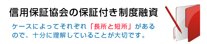 信用保証協会の保証付き制度融資